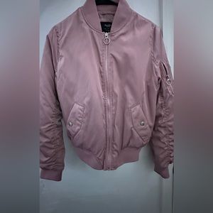 Pink bomber jacket